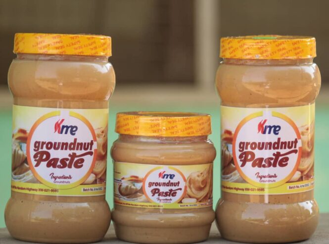 Ground nut paste in large quantities and Shea butter butter