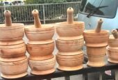 Locally-Made Wooden Utensils-Ladles